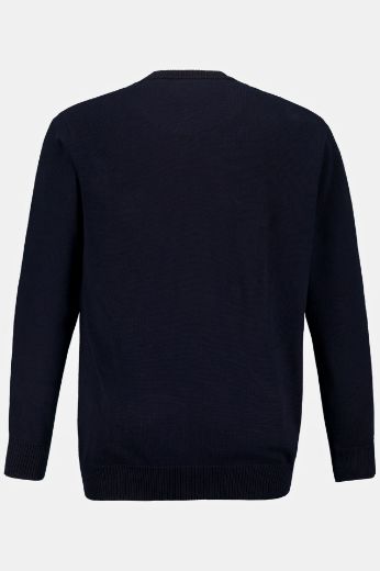 Moda za polnejše Pulover okrugli ovratnik plus velikost, xxl, Ulla Popken in Johann Popken (JP1880)