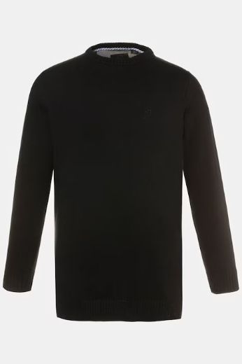 Moda za polnejše Pulover okrugli ovratnik plus velikost, xxl, Ulla Popken in Johann Popken (JP1880)