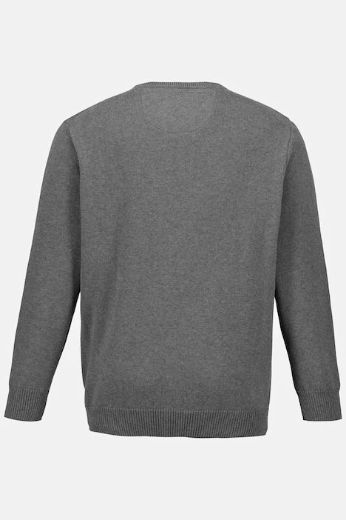 Moda za polnejše Pulover okrugli ovratnik plus velikost, xxl, Ulla Popken in Johann Popken (JP1880)