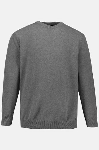 Moda za polnejše Pulover okrugli ovratnik plus velikost, xxl, Ulla Popken in Johann Popken (JP1880)