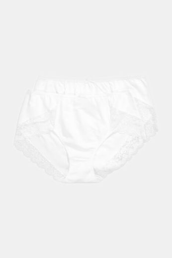 Moda za polnejše Gaćice dva komada s dodatkom ukrasne čipke plus velikost, xxl, Ulla Popken in Johann Popken (JP1880)