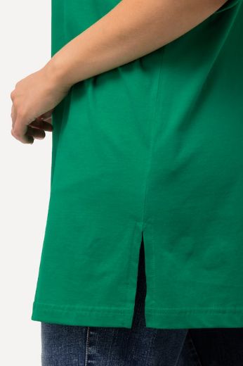 Moda za polnejše Majica V izrez Basic plus velikost, xxl, Ulla Popken in Johann Popken (JP1880)