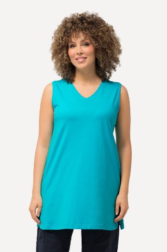 Moda za polnejše Majica V izrez Basic top plus velikost, xxl, Ulla Popken in Johann Popken (JP1880)
