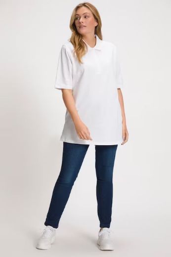 Moda za polnejše Majica Polo kratki rukavi plus velikost, xxl, Ulla Popken in Johann Popken (JP1880)
