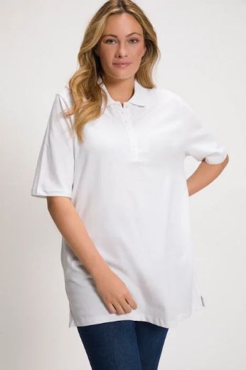 Moda za polnejše Majica Polo kratki rukavi plus velikost, xxl, Ulla Popken in Johann Popken (JP1880)