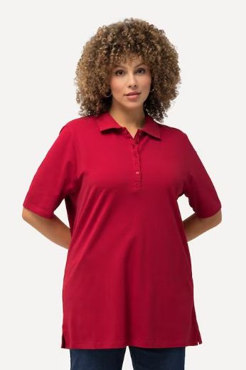 Moda za polnejše Majica Polo kratki rukavi plus velikost, xxl, Ulla Popken in Johann Popken (JP1880)
