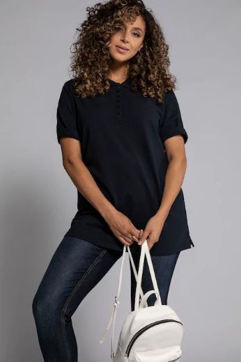 Moda za polnejše Majica Polo kratki rukavi plus velikost, xxl, Ulla Popken in Johann Popken (JP1880)