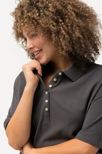 Moda za polnejše Majica Polo kratki rukavi plus velikost, xxl, Ulla Popken in Johann Popken (JP1880)