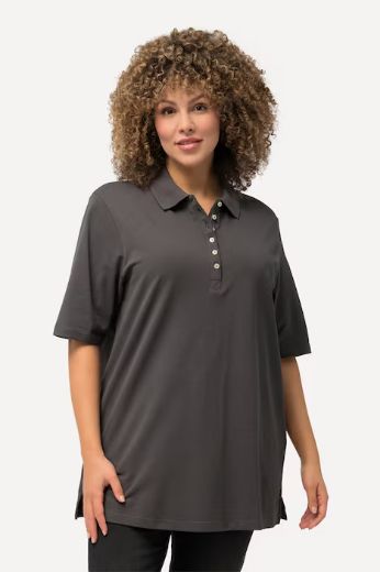 Moda za polnejše Majica Polo kratki rukavi plus velikost, xxl, Ulla Popken in Johann Popken (JP1880)