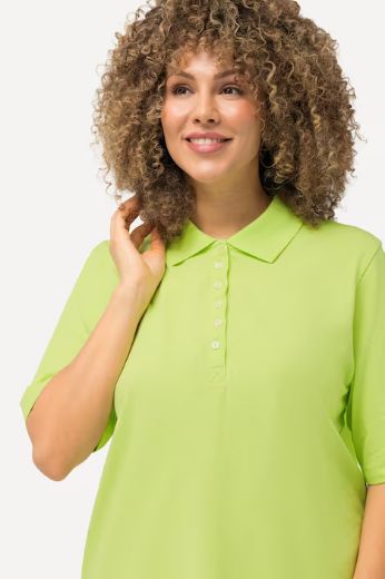 Moda za polnejše Majica Polo kratki rukavi plus velikost, xxl, Ulla Popken in Johann Popken (JP1880)