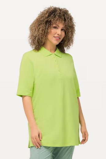 Moda za polnejše Majica Polo kratki rukavi plus velikost, xxl, Ulla Popken in Johann Popken (JP1880)
