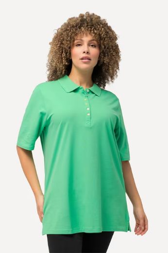 Moda za polnejše Majica Polo kratki rukavi plus velikost, xxl, Ulla Popken in Johann Popken (JP1880)