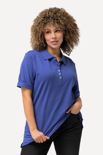 Moda za polnejše Majica Polo kratki rukavi plus velikost, xxl, Ulla Popken in Johann Popken (JP1880)
