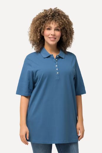 Moda za polnejše Majica Polo kratki rukavi plus velikost, xxl, Ulla Popken in Johann Popken (JP1880)