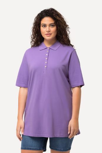 Moda za polnejše Majica Polo kratki rukavi plus velikost, xxl, Ulla Popken in Johann Popken (JP1880)