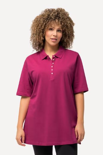 Moda za polnejše Majica Polo kratki rukavi plus velikost, xxl, Ulla Popken in Johann Popken (JP1880)