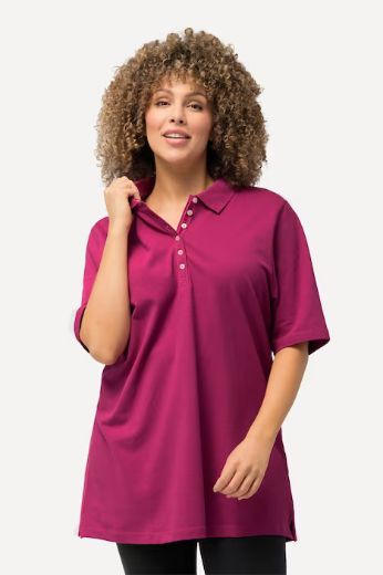 Moda za polnejše Majica Polo kratki rukavi plus velikost, xxl, Ulla Popken in Johann Popken (JP1880)