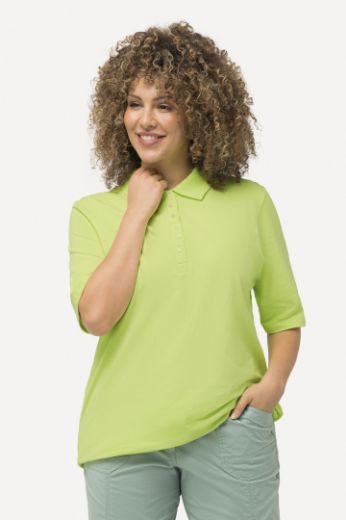 Moda za polnejše Majica Polo kratki rukavi plus velikost, xxl, Ulla Popken in Johann Popken (JP1880)