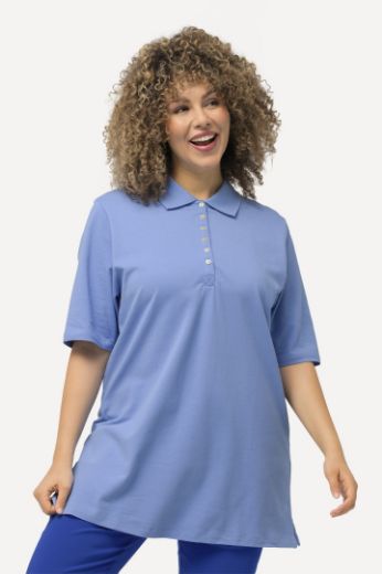 Moda za polnejše Majica Polo kratki rukavi plus velikost, xxl, Ulla Popken in Johann Popken (JP1880)