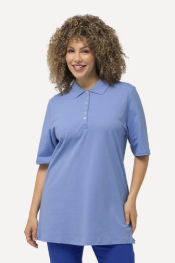 Moda za polnejše Majica Polo kratki rukavi plus velikost, xxl, Ulla Popken in Johann Popken (JP1880)