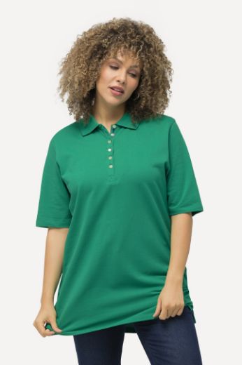 Moda za polnejše Majica Polo kratki rukavi plus velikost, xxl, Ulla Popken in Johann Popken (JP1880)