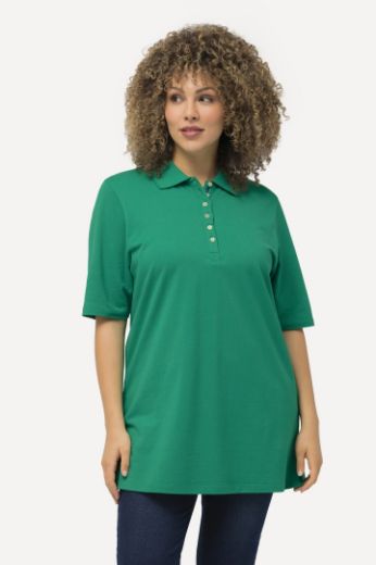 Moda za polnejše Majica Polo kratki rukavi plus velikost, xxl, Ulla Popken in Johann Popken (JP1880)