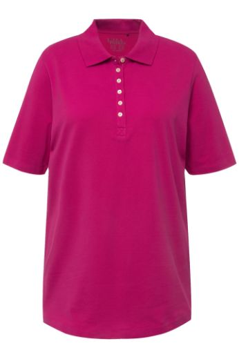 Moda za polnejše Majica Polo kratki rukavi plus velikost, xxl, Ulla Popken in Johann Popken (JP1880)