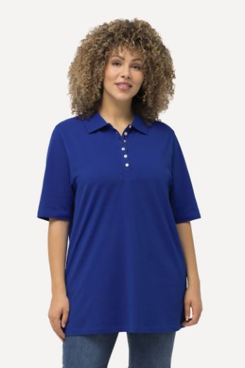 Moda za polnejše Majica Polo kratki rukavi plus velikost, xxl, Ulla Popken in Johann Popken (JP1880)