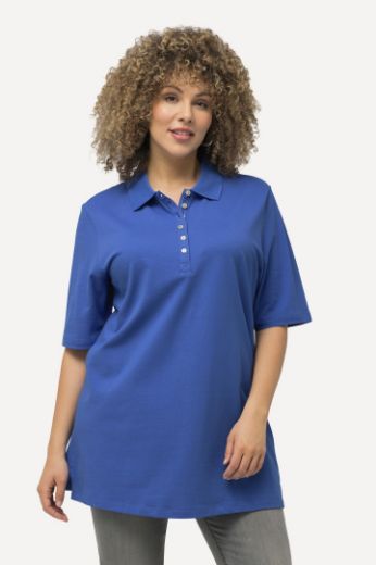 Moda za polnejše Majica Polo kratki rukavi plus velikost, xxl, Ulla Popken in Johann Popken (JP1880)