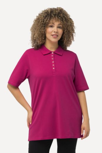 Moda za polnejše Majica Polo kratki rukavi plus velikost, xxl, Ulla Popken in Johann Popken (JP1880)