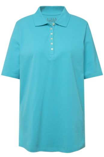Moda za polnejše Majica Polo kratki rukavi plus velikost, xxl, Ulla Popken in Johann Popken (JP1880)