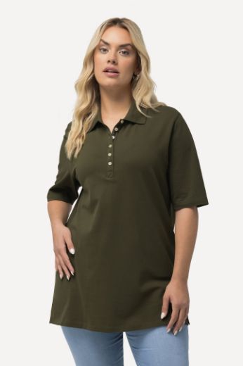 Moda za polnejše Majica Polo kratki rukavi plus velikost, xxl, Ulla Popken in Johann Popken (JP1880)
