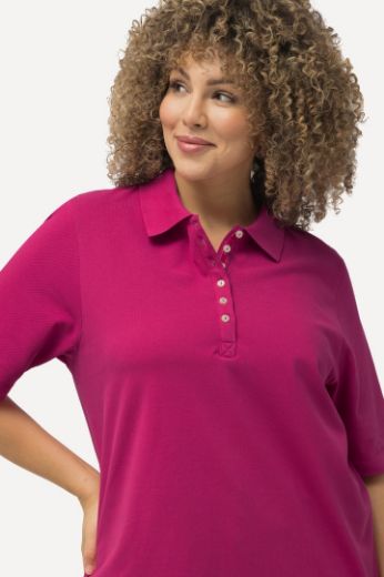 Moda za polnejše Majica Polo kratki rukavi plus velikost, xxl, Ulla Popken in Johann Popken (JP1880)