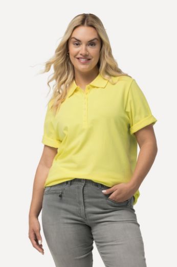 Moda za polnejše Majica Polo kratki rukavi plus velikost, xxl, Ulla Popken in Johann Popken (JP1880)