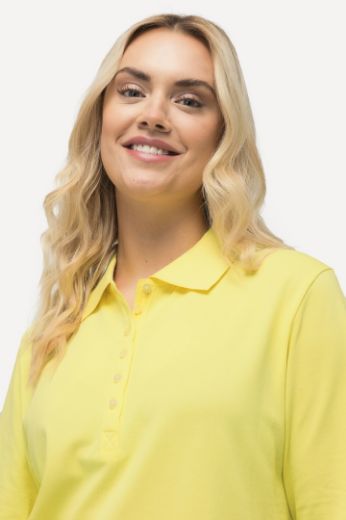 Moda za polnejše Majica Polo kratki rukavi plus velikost, xxl, Ulla Popken in Johann Popken (JP1880)