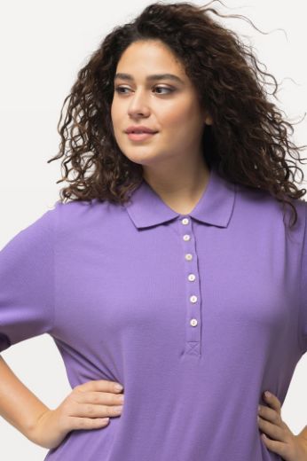 Moda za polnejše Majica Polo kratki rukavi plus velikost, xxl, Ulla Popken in Johann Popken (JP1880)