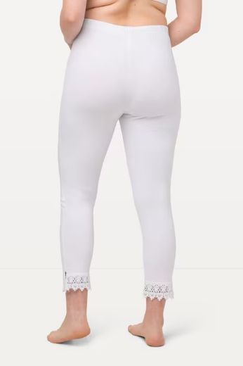 Moda za polnejše Tajice s čipkom plus velikost, xxl, Ulla Popken in Johann Popken (JP1880)
