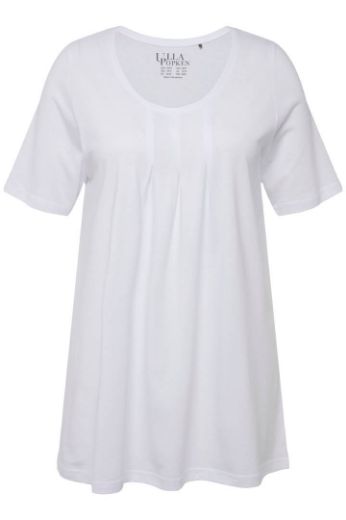 Moda za polnejše Majica s naborima duži model plus velikost, xxl, Ulla Popken in Johann Popken (JP1880)