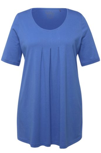 Moda za polnejše Majica s naborima duži model plus velikost, xxl, Ulla Popken in Johann Popken (JP1880)