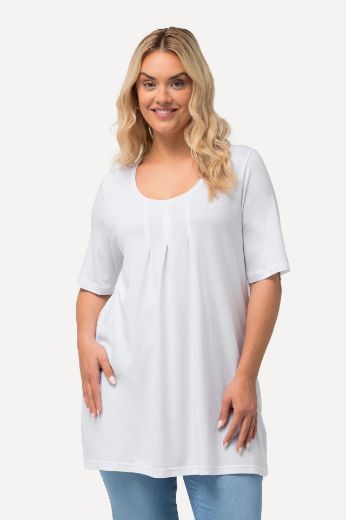 Moda za polnejše Majica s naborima duži model plus velikost, xxl, Ulla Popken in Johann Popken (JP1880)