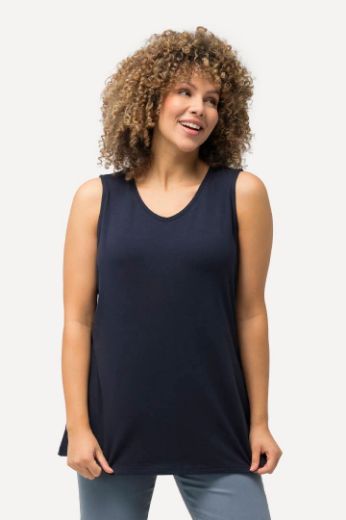 Moda za polnejše Top V ovratnik A kroja plus velikost, xxl, Ulla Popken in Johann Popken (JP1880)