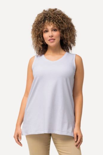 Moda za polnejše Top V ovratnik A kroja plus velikost, xxl, Ulla Popken in Johann Popken (JP1880)