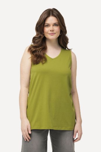 Moda za polnejše Top V ovratnik A kroja plus velikost, xxl, Ulla Popken in Johann Popken (JP1880)