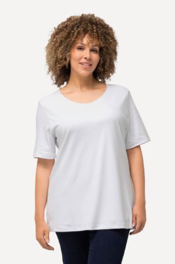Moda za polnejše Majica Slim Fit V ovrtanik plus velikost, xxl, Ulla Popken in Johann Popken (JP1880)