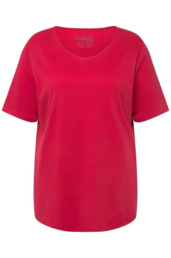 Moda za polnejše Majica Slim Fit V ovrtanik plus velikost, xxl, Ulla Popken in Johann Popken (JP1880)