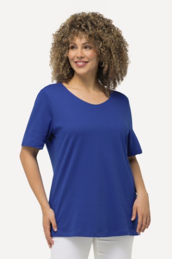 Moda za polnejše Majica Slim Fit V ovrtanik plus velikost, xxl, Ulla Popken in Johann Popken (JP1880)