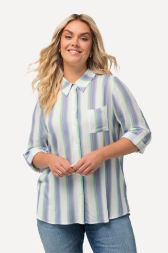 Moda za polnejše Bluza na pruge plus velikost, xxl, Ulla Popken in Johann Popken (JP1880)