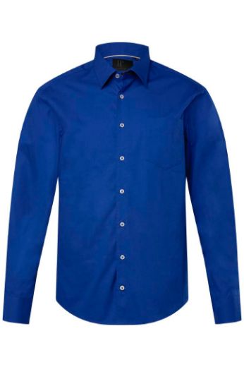 Moda za polnejše Košulja klasična Modren fit plus velikost, xxl, Ulla Popken in Johann Popken (JP1880)