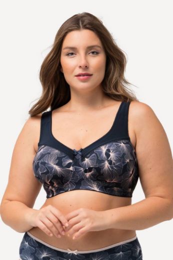 Moda za polnejše Grudnjak Kelly s printom plus velikost, xxl, Ulla Popken in Johann Popken (JP1880)