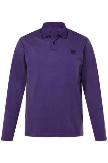 Moda za polnejše Majica Polo dugih rukava plus velikost, xxl, Ulla Popken in Johann Popken (JP1880)